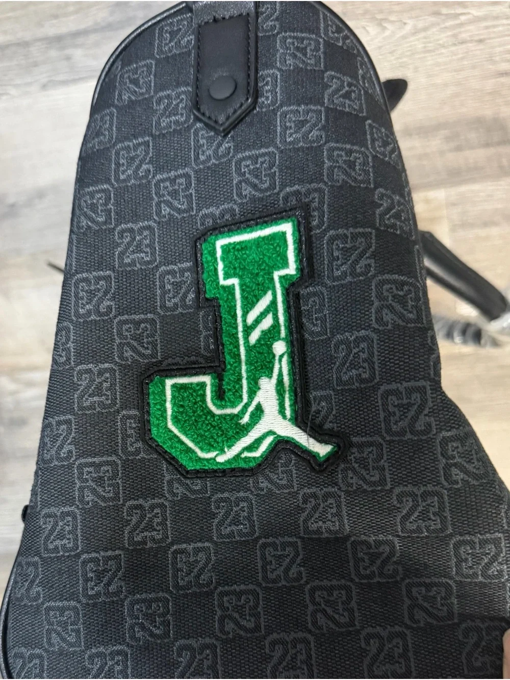 Nike Jordan Monogram Champion Luxury 25L Duffle Bag MM9157-023 Size Medium